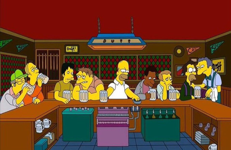 Agatlin3's tweet photo. @battleofever @TPV_John Okay so are we canceling the simpsons too? Or MAGA because  they disrespected the painting https://t.co/3bxqeg90zh