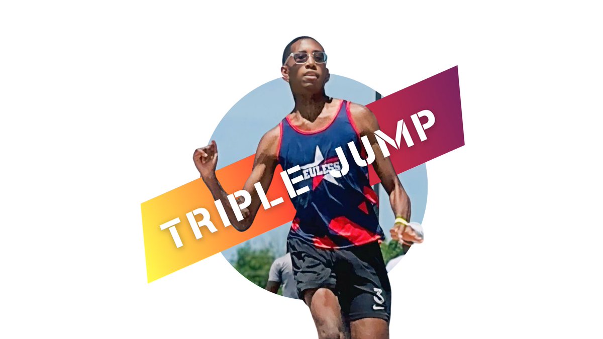 MsAlgebraDA's tweet photo. Day 3 of 3 for #JumpingJake at the @usatf National Junior Olympics Championship. Its #TripleJump time. He ranks 5 Out of 55 entries. He hit his season’s best today with a 45’11.75” and sealed 4th place. #AllAmerican #EulessElite @LDBELLTRACK https://t.co/2b66DIFogX