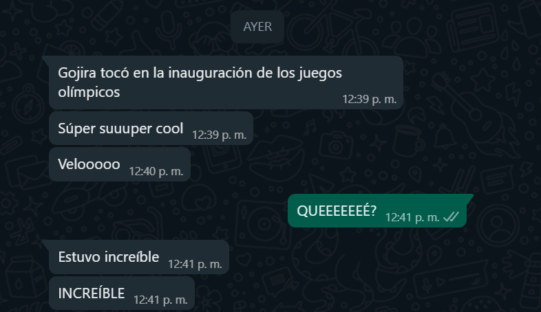 Hancel's tweet photo. Que a mi esposa swiftie le haya gustado el show de Gojira y ahora quiera escuchar su música y acompañarme para verlos en vivo, me hace sentir que ya desbloqueé todo en este juego llamado vida. https://t.co/DiEH9BeraD