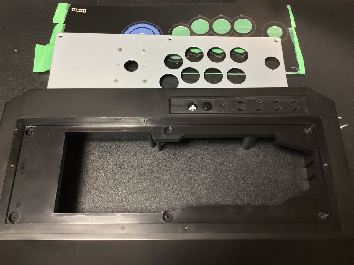 HORI アーケードスティックRAP3 V3SAの改造､レバーレス化(自作HITBOX