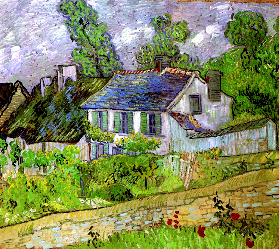 Houses in Auvers, 1890 linktr.ee/vangogh_artbot