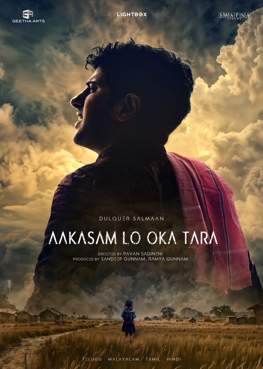pavansadineni's tweet photo. This will be SPECIAL❤️

Sky is not the limit ✨

Wishing a blockbuster birthday to our STAR @dulQuer who will enchant us all with a story that makes your heart SOAR ❤️‍🔥

More updates will fly soon ⏳

#AakasamLoOkaTara #AOTMovie

@Lightboxoffl @GeethaArts @SwapnaCinema @VyjayanthiFilms  @sunnygunnam @Ramya_Gunnam @SwapnaDuttCh @sujithsarang