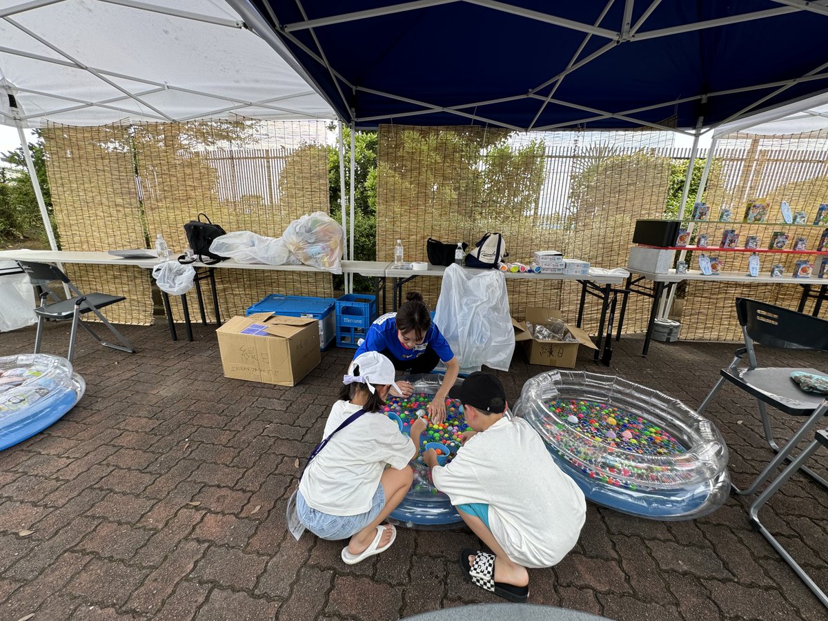 縁日ブース大盛況です！

ご来場された際には南葛夏祭り楽しんでくださいね🍧
lp.nankatsu-sc.com/20240728/

#0728クールスプラッシュ #南葛SC