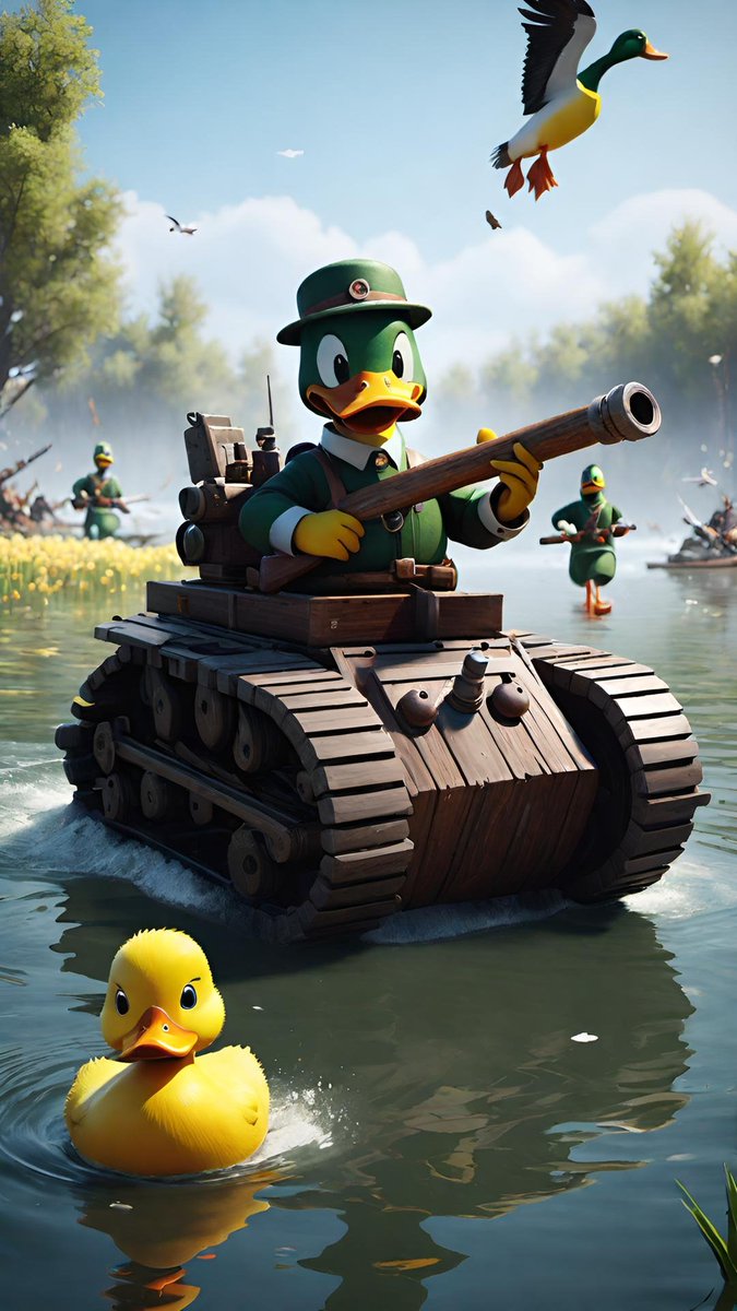 moxi3ann's tweet image. #DuckArmyInvasion