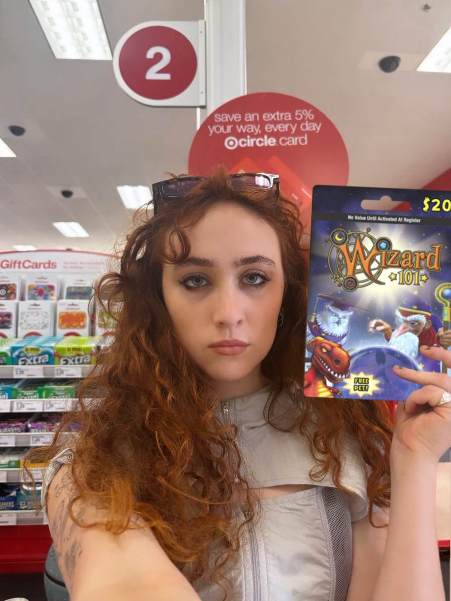 🚨 Chappell Roan poses with a $20 Wizard101 Prepaid Card in a new Instagram story.