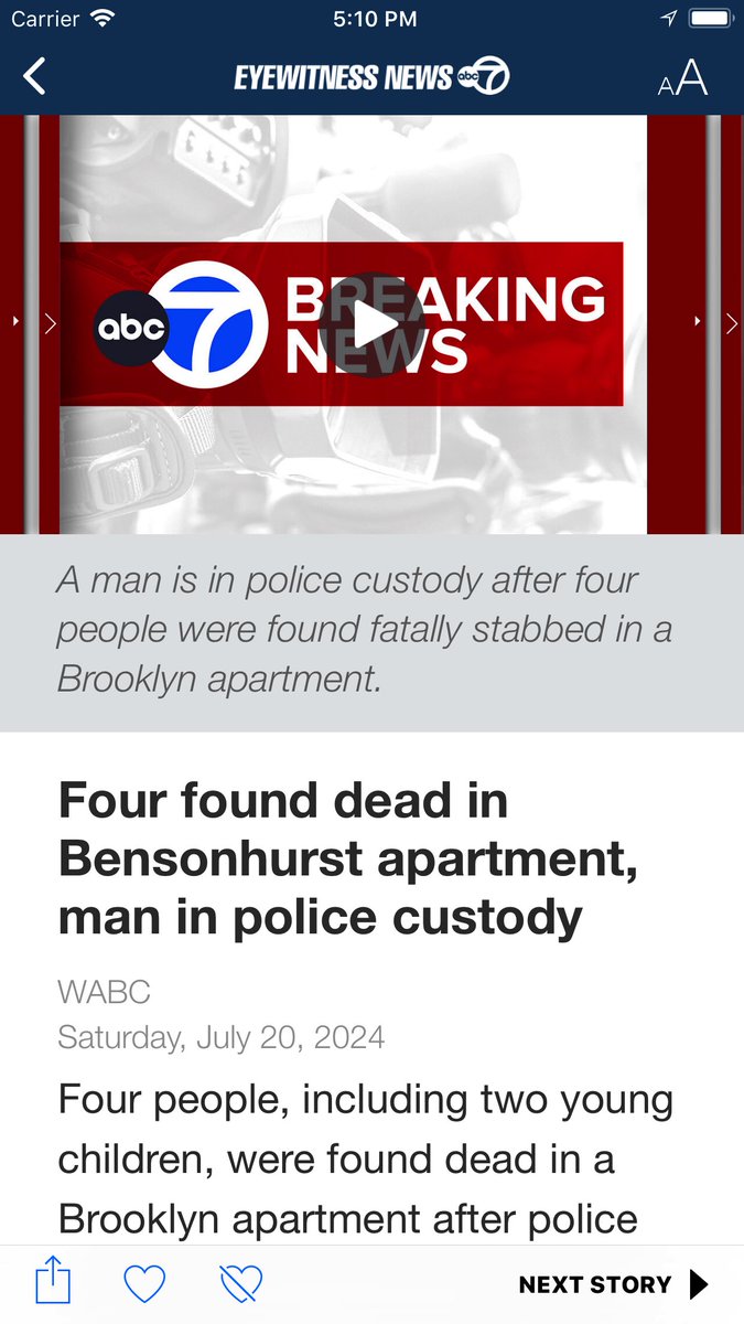 ChrisK32189's tweet image. At least the #AppleNews app still works in #ios11 #abc7ny #breakingnews #xcode #simulator