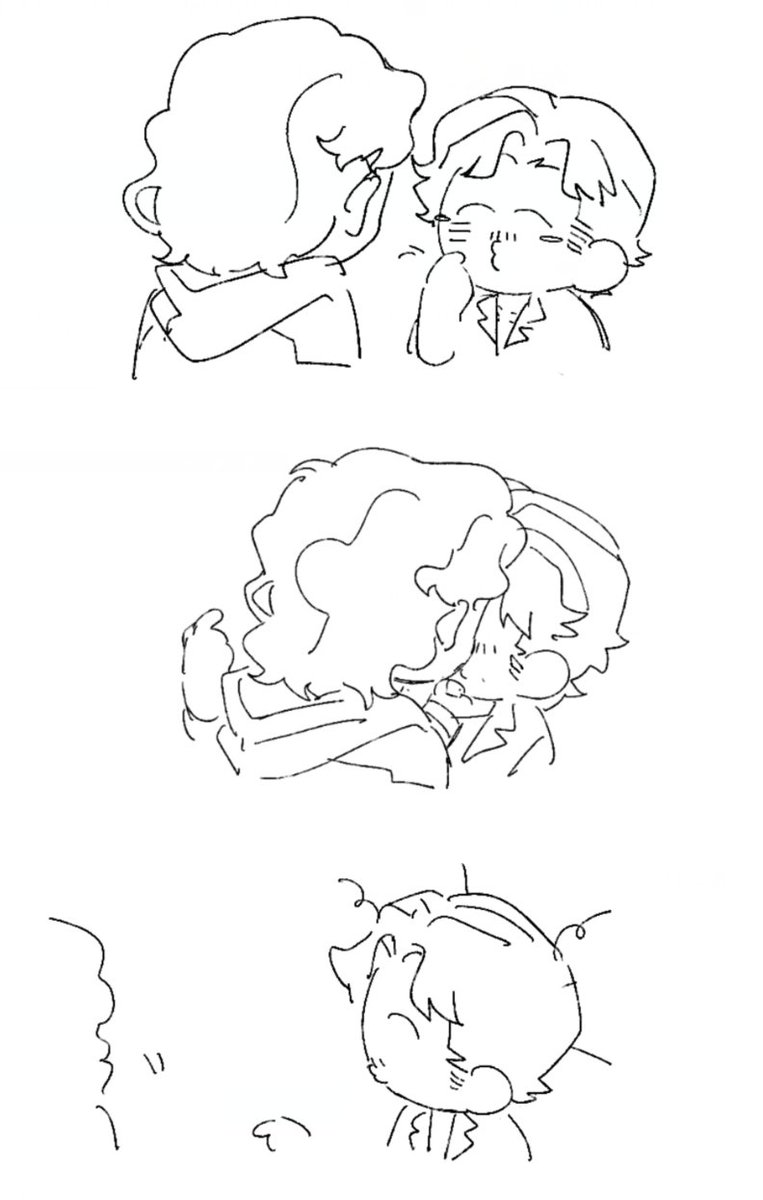 Snakingmeat's tweet photo. (me)Bad End←            →Good End(@CatBoyThragg )

(關於清潔工老師看不下去有人總挨打這件事情🤣🤣) https://t.co/5q03MAhHS0