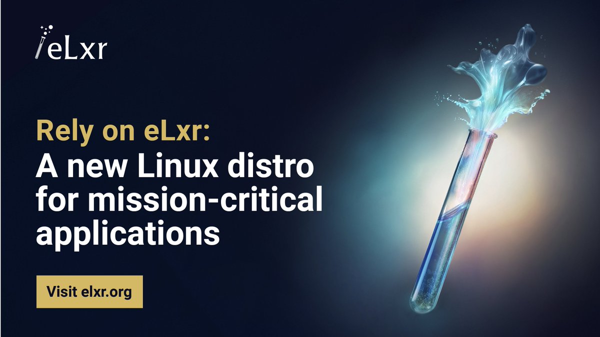 WindRiver's tweet image. Wind River is proud to support eLxr! 

This new Linux distribution, based on Debian, offers access to cutting-edge technologies that bring mission-critical functionality to the enterprise. 

Visit elxr.org to learn more. 

#eLxrProject #Edge #Cloud #Linux #Debian