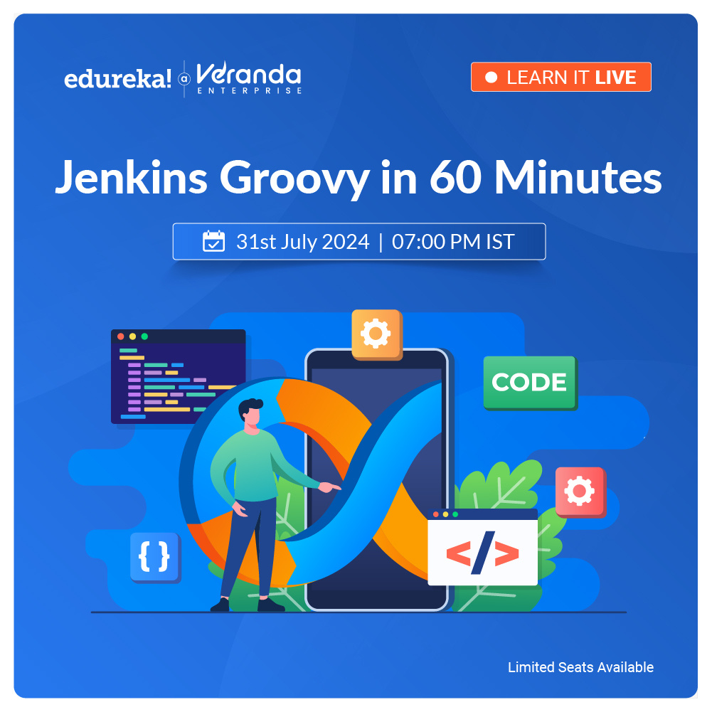 edurekaIN's tweet photo. π Master Jenkins Groovy in 60 Minutes with Edureka! π
π Register now: https://t.co/2Uk0F7JHB2
Register now and take your Jenkins expertise to the next level!
:
:
#Edureka #LearnWithEdureka #Webinars2024 #DevOps #JenkinsGroovy #FreeWebinar #Upskilling https://t.co/9PiGuvBgnK