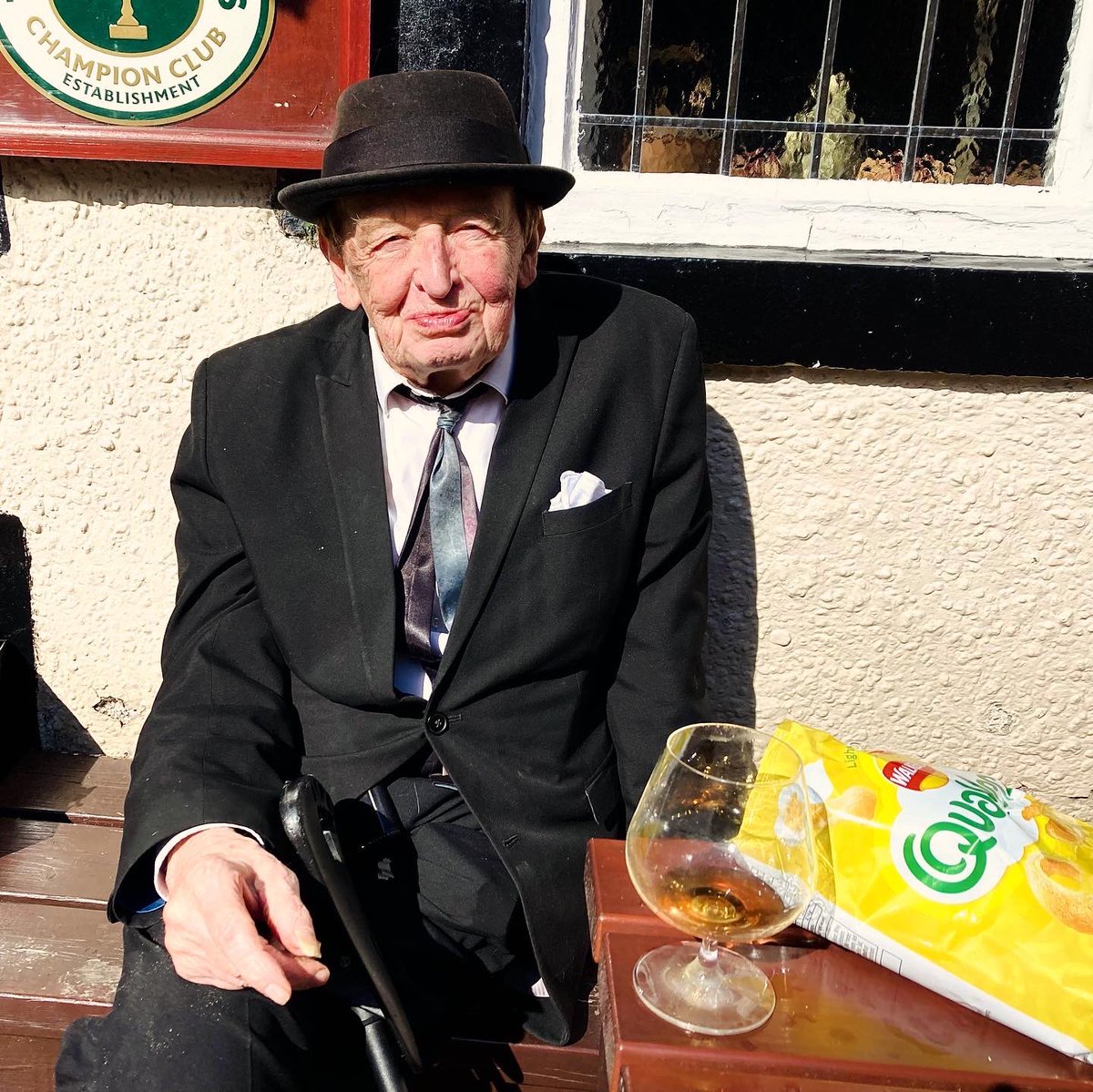 HeronXdave's tweet photo. The mighty #BruceMitchell is my mate’s dad. A fantastic #jazz drummer and arch #Socialist. So many wonderful #Manchester music and culture tales. All those wonderful @DuruttiColumn songs. You are a genuine diamond geezer Bruce and I value the time I have spent with you 🙏 https://t.co/oUP8DPYMAj