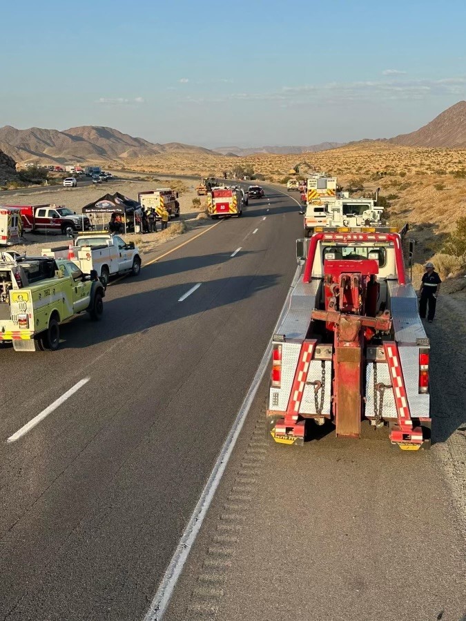 Caltrans District 8 tweet media