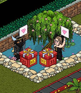 !Hemos vuelto a Habbo... Renovados! 
Para celebrarlo haremos sorteito💋
Premio para 2 ganadores 😳🫶🏻 (1 HC 31 días c/u)

¿Que debes hacer para participar? 
1. Seguirme <a href="/kathy3001_/">꧁༺ kathy3001 ༻꧂</a> 
2. Seguir a @DonJosueGamerYt 
3. Darle like y rt a este Twit 
4. Etiqueta a 1 amigo (gana 5c)