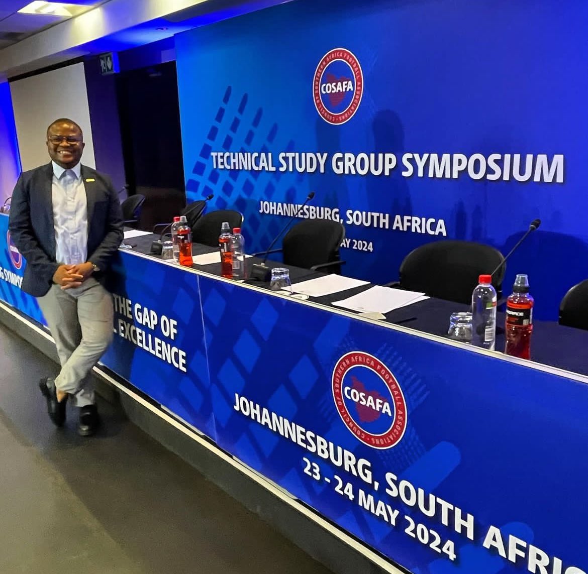 SMSportsCons's tweet image. Our Director, @SinesiphoMali was amongst the speakers at the COSAFA Technical Study Group Symposium hosted in May. Presenting on Performance Analysis to Coaches, CEO’s and Managers of all 14 COSAFA Region member associations. 

#InspireBeyond #PerformanceAnalyst