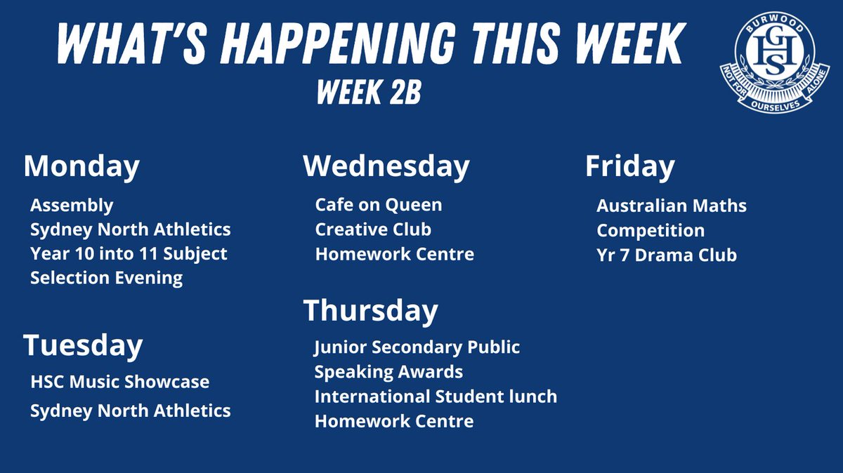 Burwood Girls HS (@burwoodghs) on Twitter photo 