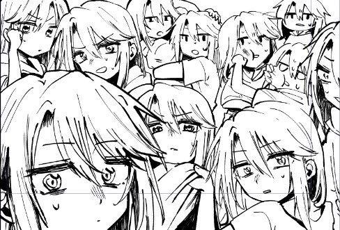 新刊の内容 #とにかくワチャーッと集合してる絵を晒す見た人もやる 