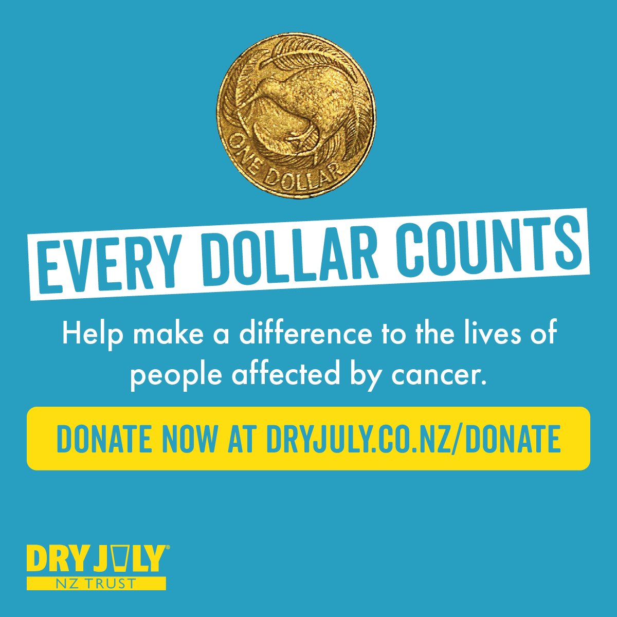 Some people might be hesitant to donate as they fear their contribution will be too small. Let us say loud and clear that every dollar counts! Big or small, your donation will make a real difference to the lives of Kiwis affected by cancer. Donate here: bit.ly/4cGpqMB