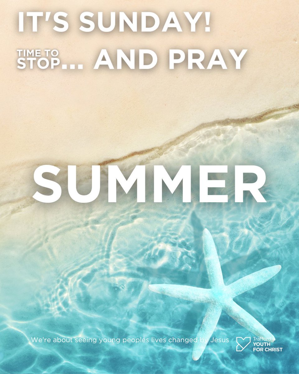 Tyfcteam's tweet photo. SUMMER
It's Sunday! Time to stop, and pray!⁠🙏

Comforter,
Be with the young people over summer. Help them to not feel isolated from their friends, and keep them safe.
Amen

#itssunday #timetostop #stopandpray #prayertime #summer https://t.co/QGmCAWj9YP