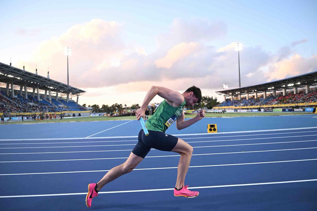Cillin Greene (Galway City Harriers) moved to fifth on the Irish All-Time List over 400m yesterday clocking 45.61 in Lausanne 🤩💥

#IrishAthletics