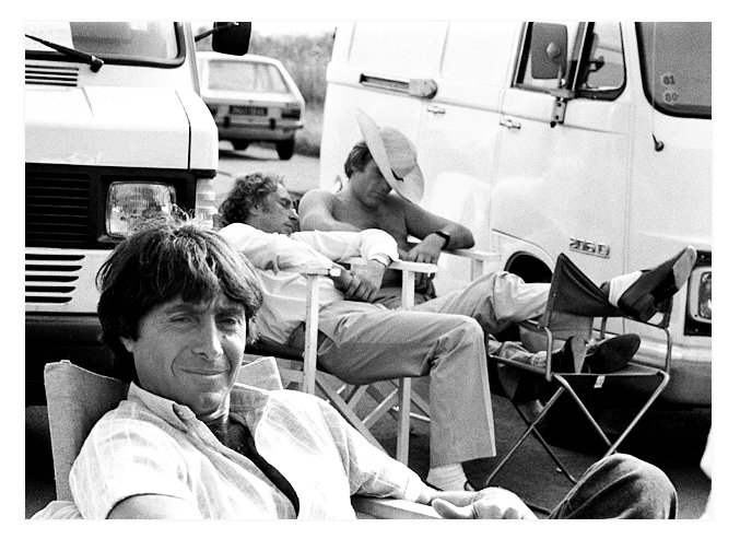 Heureux Anniversaire à Francis Veber (sur le tournage de 'La Chèvre')