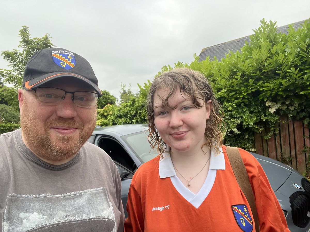 Peter_u105's tweet image. And we’re off..hoping for @Armagh_GAA’s second Sam Maguire…#BringTheOrange