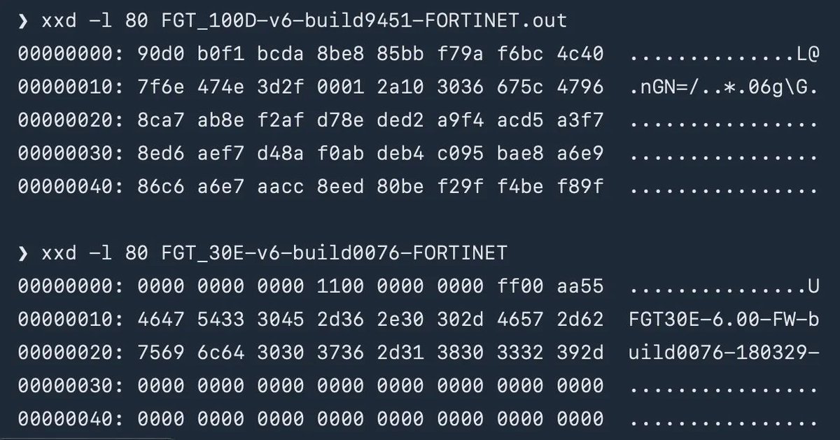 0xor0ne's tweet image. Reverse engineering and breaking bare metal firmware encryption in FortiGate firewalls.
bishopfox.com/blog/breaking-…
Credits Jon Williams (@bishopfox)
#Fortinet #cybersecurity