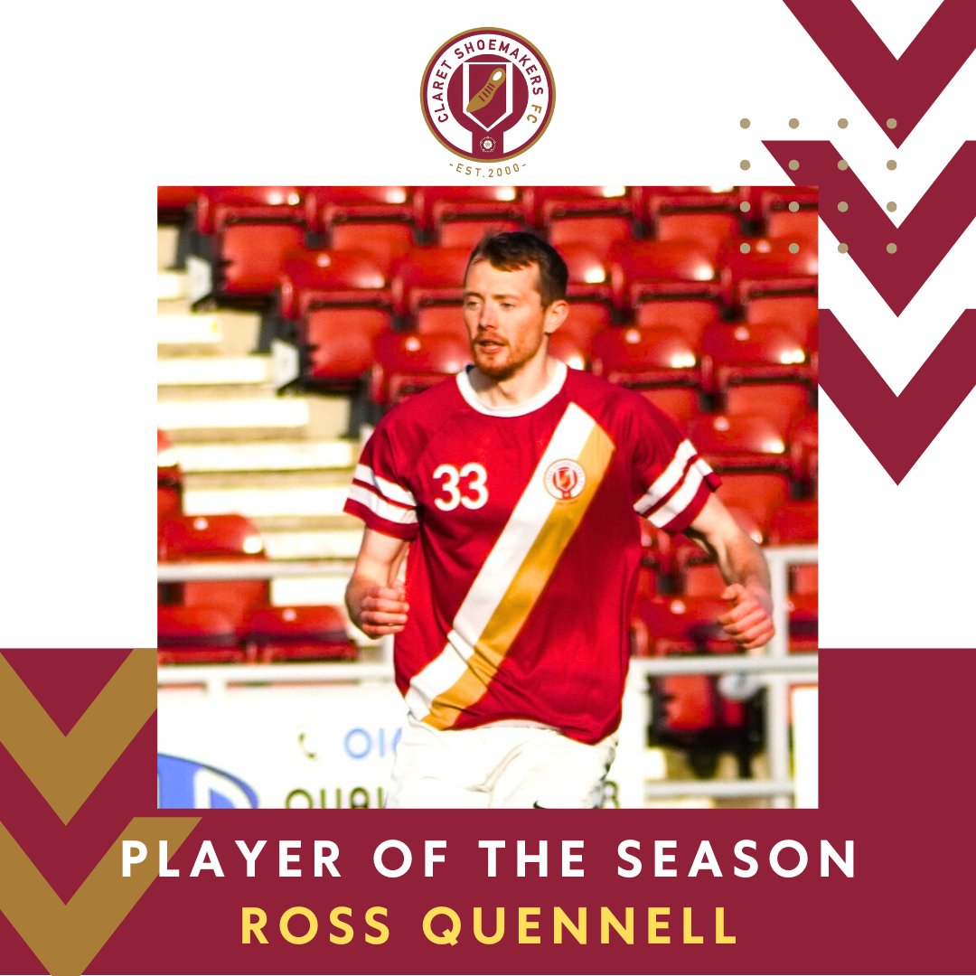 The one you've all been waiting for!

There's nothing else to say about our Player of the Season, and that's because we said it all when he won it last year too.

A ridiculous number of contributions - both in terms of goals and social talking points.

Well done <a href="/RAQ1207/">Ross</a> 🏆