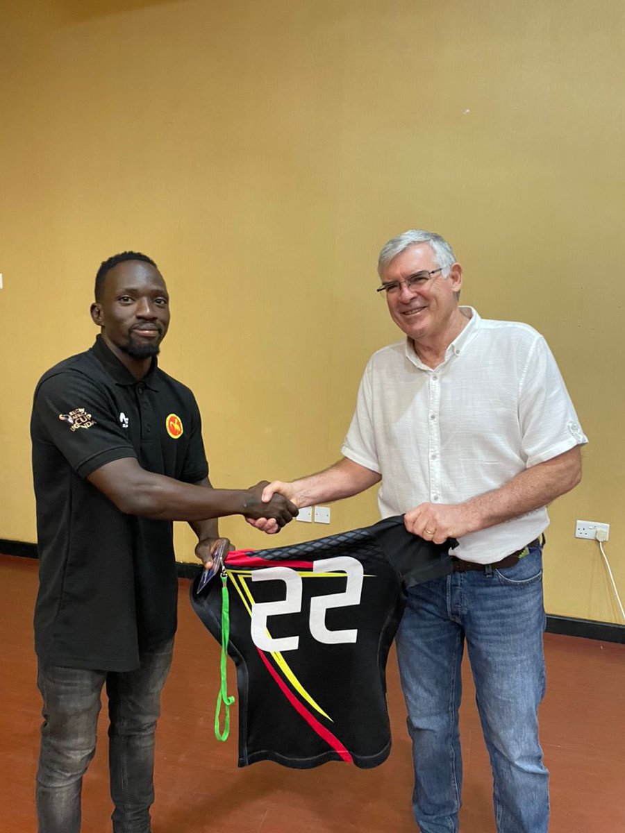 RhinosRugbyUG's tweet photo. Who else is excited to see @AJ_Ocen and @PoolUncle play today ?

Our boys made it on the final squad of Game day 3.

Wishing them all the best🖤💛❤️🦏

#FearTheHorn🦏
#RugbyAfricaCup https://t.co/R9OxnUsji7