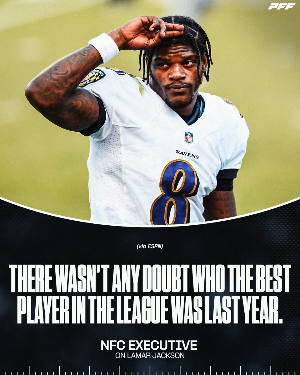 Lamar Jackson walked the walk last year 🏆