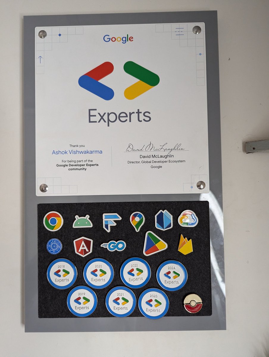 avishwakarmadev's tweet image. Catch&apos;em all ☺️
What an adventure #GoogleDeveloperExpert