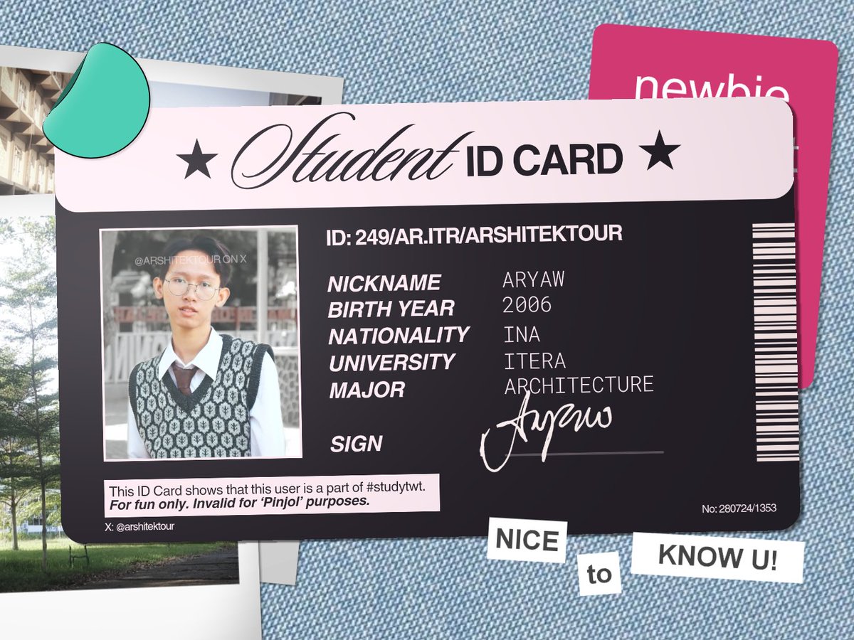 arshitektour's tweet image. ── ✦ hi, i’m new #studytwt here!

🪡 Male , 2006 , architecture student
🫧 Study @ itera , indonesian
💭 Ina &amp;amp; eng

Looking for lotta mutuals !
( Retweet is appreciated )

©2024 ARSHITEKTOUR