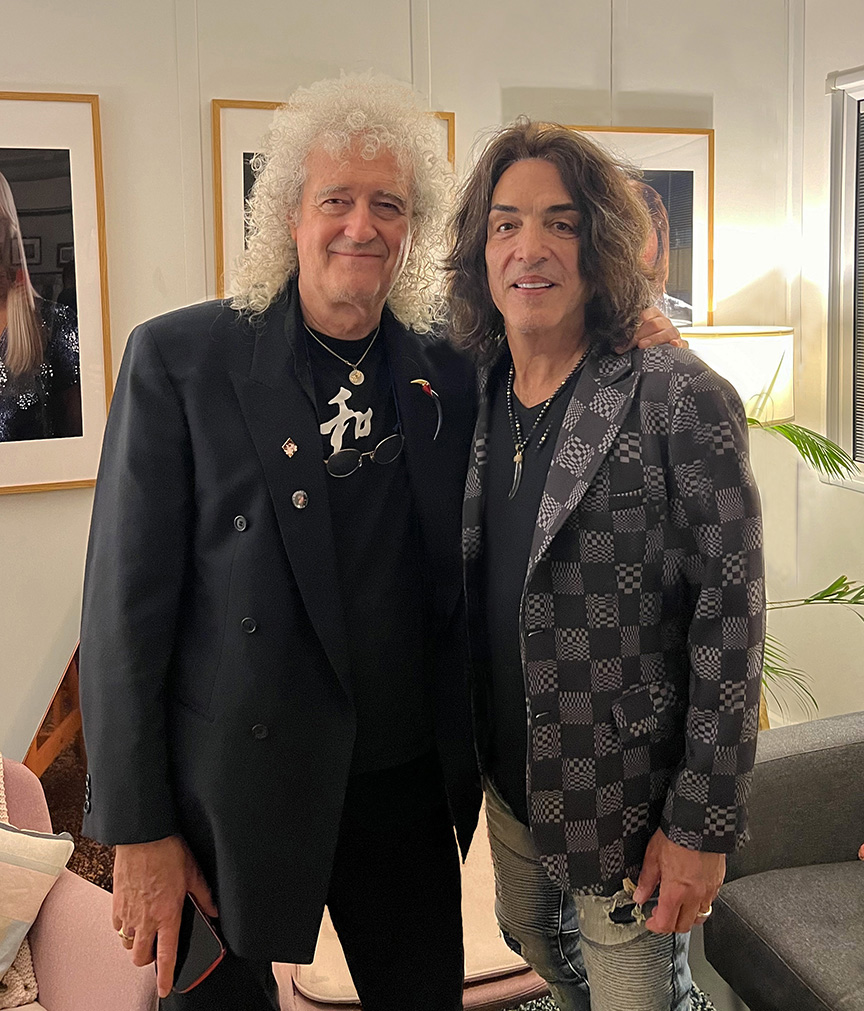 What A Terrific Surprise! I ran into <a href="/DrBrianMay/">Dr. Brian May</a> at the  <a href="/ABBAVoyage/">ABBA Voyage</a> show in London. We had lots to catch up on. Brian is brilliant on so many levels and a true gentleman The ABBA show is fantastic and the people there had the time of their lives!