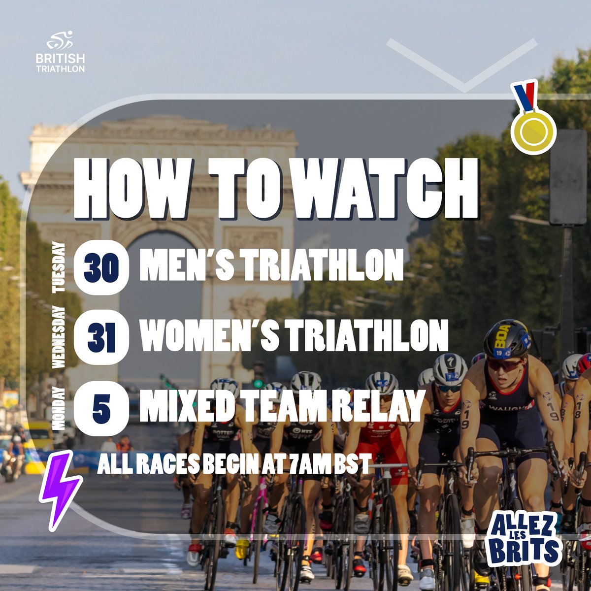 BritTri's tweet photo. Get the croissants ready because breakfast has never looked better 😍🥐

Get all the information you need on how and when to watch the Olympic triathlon here ➡️ https://t.co/tJySwGF58W

📺 BBC and Eurosport 
⏰ 07:00 (BST)

#Paris2024 #AllezLesBrits #Olympics #ParisInspired https://t.co/Anr62W1b1o