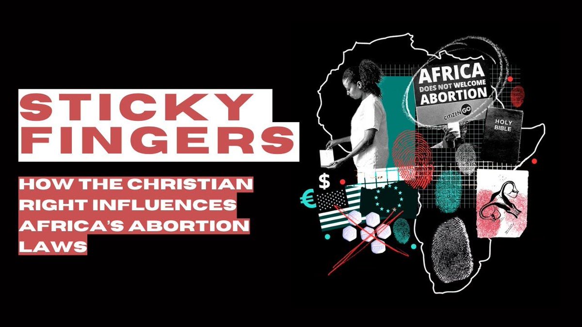 Sticky Fingers: How the Christian Right influences Africa's abortion laws (23/07/24)

An international network of anti-abortion actors is aggressively expanding its influence in parts of Africa where reproductive rights are already on shaky ground. 

📽️ buff.ly/3WuMqqS