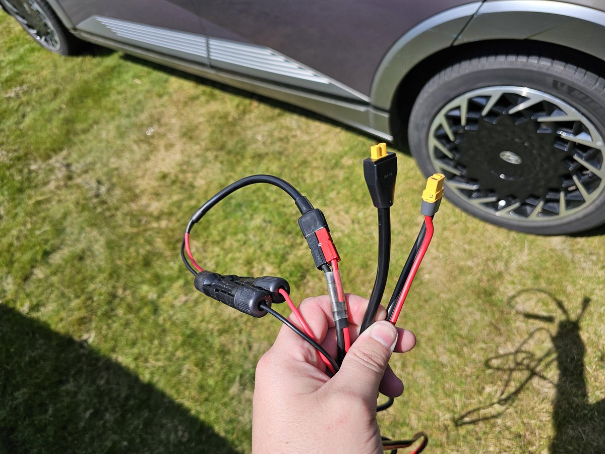 Got the solar panel connected eventually!