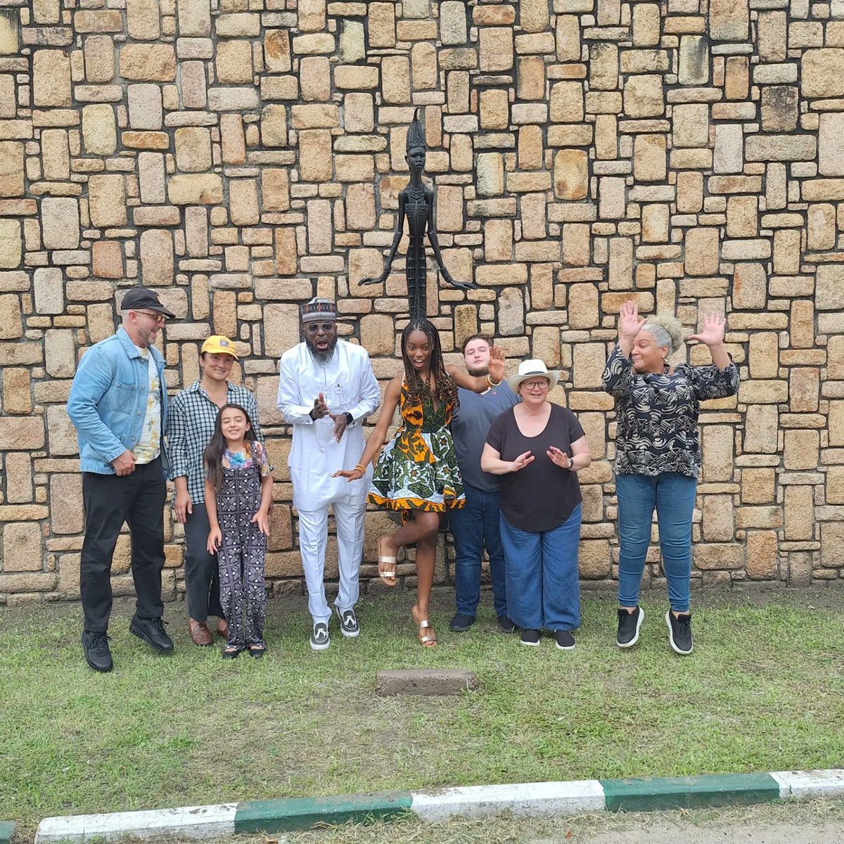 DuksyG's tweet photo. What a privilege it was to be invited to show some aspects of Lagos history to @salomeagbaroji - the USA National Youth Poet Laureate - along with some other new friends. 
Visited @Lovinglagos, the National Museum, Onikan &amp; the Afro-Brazilian Cultural Centre https://t.co/5odQkS79nJ