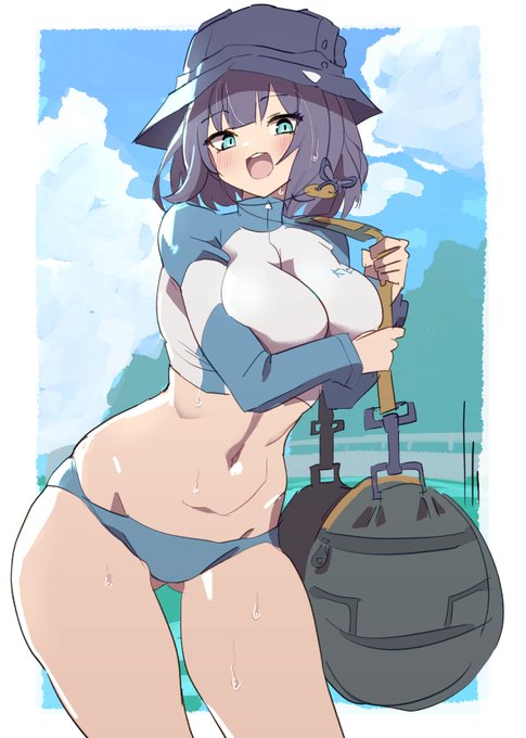 水着サキ #ブルーアーカイブ #ブルアカ 