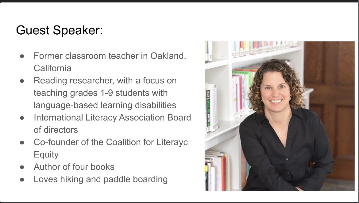 Mme Lockhart (@mmelockhartldsb) on Twitter photo Are Read Alouds an important component of a science-based, comprehensive approach to reading instruction?? When done effectively and with intention, YES!!
I am thrilled to share that <a href="/drmollyness/">Molly Ness / End Book Deserts</a>, a reading researcher and author of Read Alouds for All Learners, will be a guest Are Read Alouds an important component of a science-based, comprehensive approach to reading instruction?? When done effectively and with intention, YES!!
I am thrilled to share that <a href="/drmollyness/">Molly Ness / End Book Deserts</a>, a reading researcher and author of Read Alouds for All Learners, will be a guest