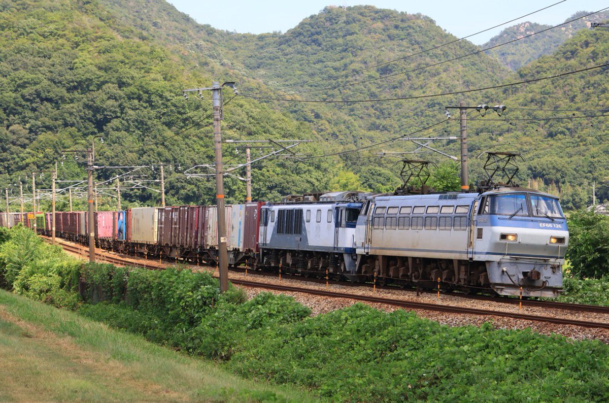 syousei747's tweet photo. 2024.7.28.
2077レ
EF66-124+ムドEF64-1027 https://t.co/oh1suHcozi