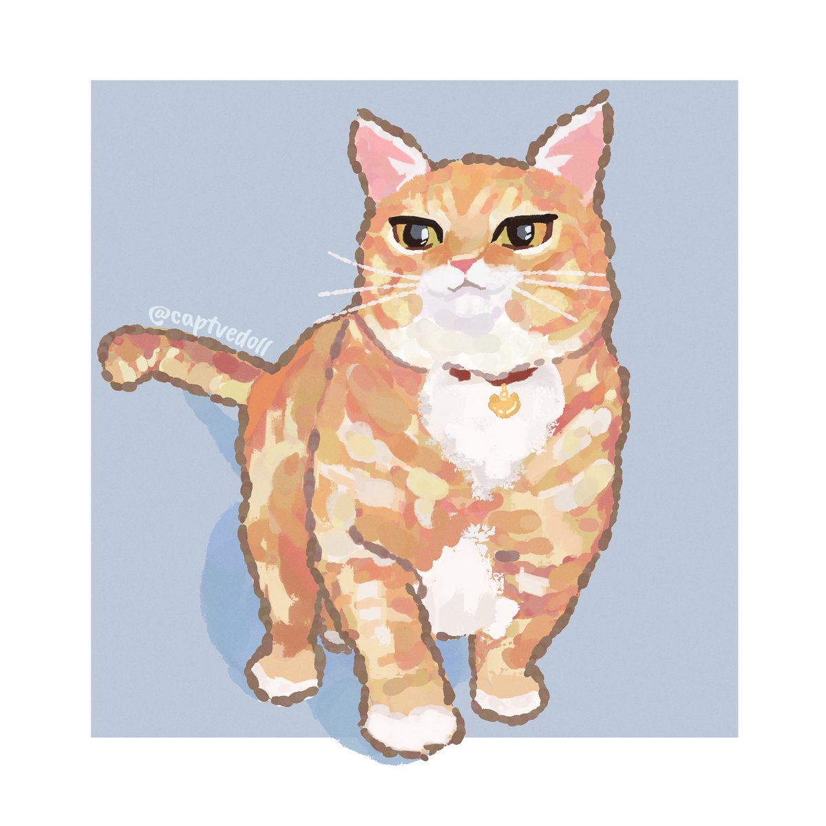 typical ginger cat (very sassy and smug) 😼

#artshare #arttwt #artmoots #cats