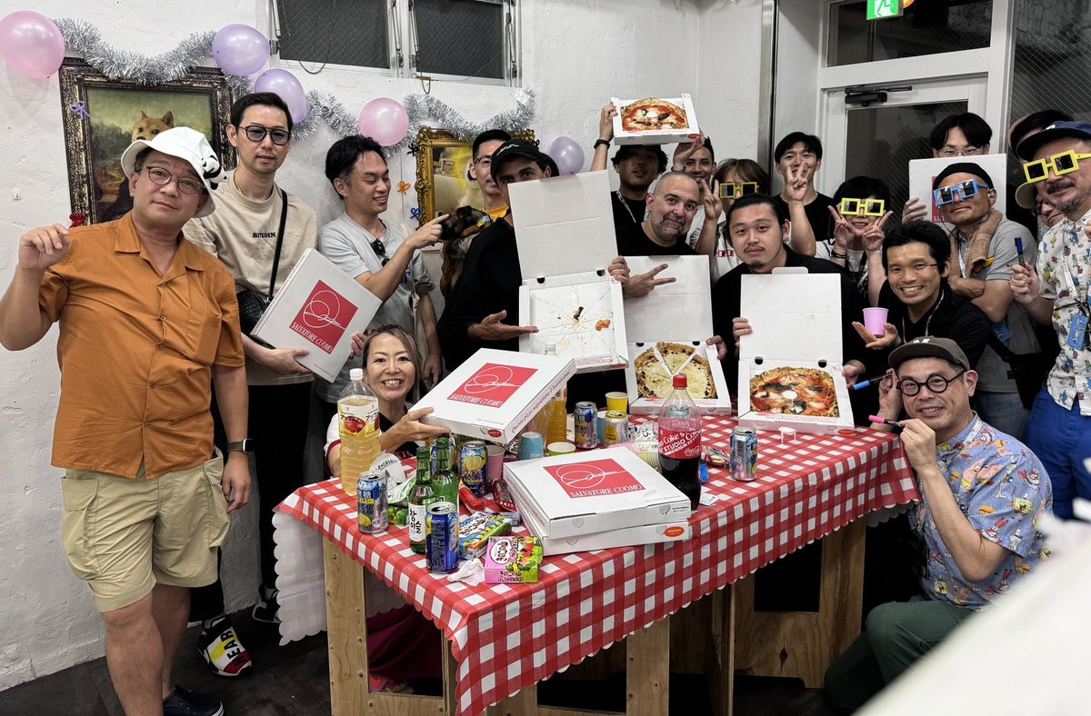 mariroom's tweet image. Kawaii Pizza Party 🎉 
#PizzaDAO @Pizza_DAO #かわいいピザ 

@RyuKiyo66 @hr5h17 @dj_malo @daikoujyou @benoit_palop @StreamDeep @MorleySheen @Marcot_no1 @socool039 
@Kinako588 @bigshottoyworks @gbombstudios @yuru2_Kurage @Okirakukai @davidtphung @9dai_5