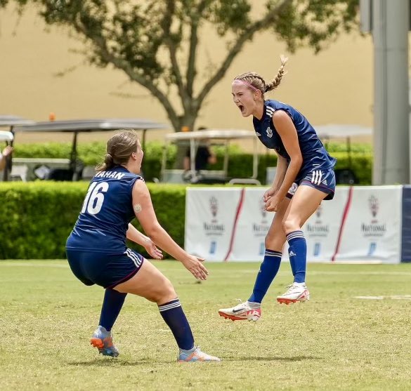 TrustTrost's tweet photo. #ICYMI: The story of #WheatonUnited’s U18 girls soccer team is one you should know, and @Josh_Frydman from @GNSportsTV shinned a quick spotlight on it Saturday night.

Odds are you’ll be hearing, reading and seeing more on @Wu2006girls this week, especially after it appeared nationally on #ESPN this weekend.

In an era where youth teams have turned into super teams as players and families flock to clubs all over, Wheaton United showed how the power of staying local with the right leadership can work - just as it did for decades with youth sports.

Behind the guidance of coach Chris Whaley, who led @MeteaValley to an #IHSA girls soccer state title in 2022, Wheaton United fell in the @USYouthSoccer National Championship game 5-4 to North Carolina FC in 2OT on Saturday at the Wide World Of Sports Complex in #Orlando.

In just its second year of existence, Whaley’s team rallied from a 4-1 second-half deficit to force extra time. Illinois-bound Ashlyn Adams (Wheaton South) finished the game with two goals, while Eleanor Mahan (Benet) and Brooke Ittersagen (Wheaton South) had single tallies.

Wheaton United is dedicated to developing soccer players both on and off the field in a community-based, competitive and fun environment.

And it’s safe to say this squad proved that you can stay close to home and #NCAA coaches will find you.