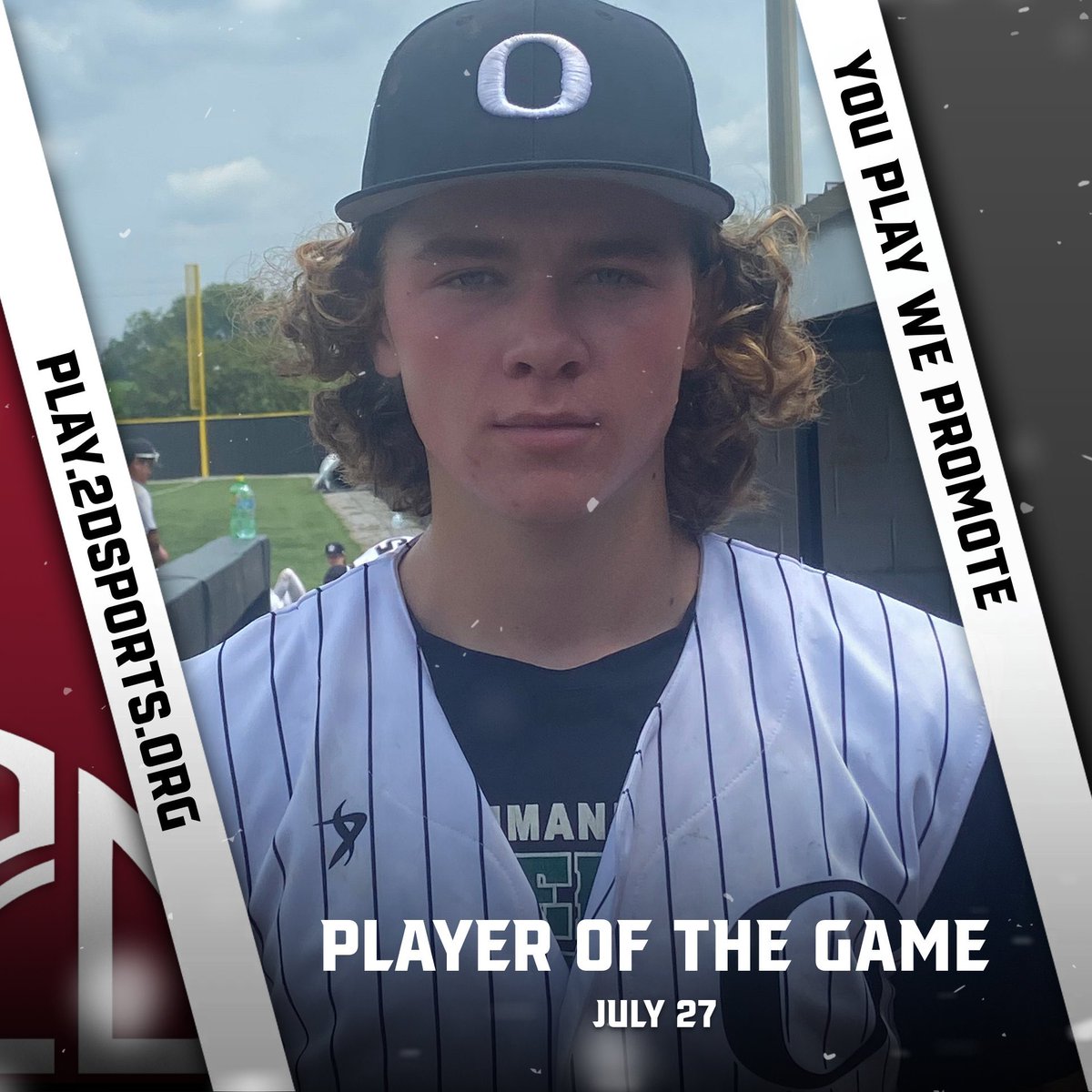 ⭐️Player of the Game⭐️

OBC 16u
Miles Fitzpatrick: 2-3 2b 3rbi

FRIENDSHIP CHRISTIAN |2026| TN
#uncommitted #2DHitting #2D2026