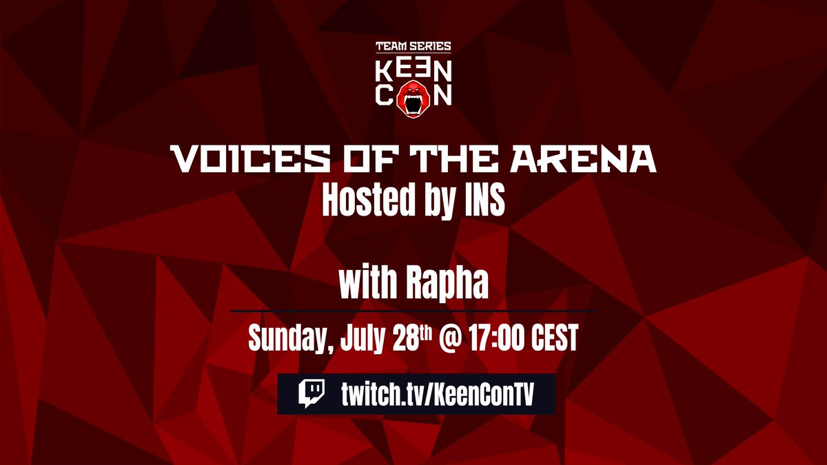 KeenCon (@keencongaming) on Twitter photo 🚨 SET YOUR ALARMS 🚨
⏰2 hours left for Voices of the Arena with <a href="/liquidrapha/">Shane Hendrixson</a> of the Chicago Dogos.
Hosted by <a href="/thisisins/">ins ⚡</a> , hear what the 🐐has to say about <a href="/Quake/">Quake Champions</a> and the #KeenConTeamSeries, as we get closer to the Barcelona KeenCon 2024.
#eSportsTwitter 🦍#podcast 🚨 SET YOUR ALARMS 🚨
⏰2 hours left for Voices of the Arena with <a href="/liquidrapha/">Shane Hendrixson</a> of the Chicago Dogos.
Hosted by <a href="/thisisins/">ins ⚡</a> , hear what the 🐐has to say about <a href="/Quake/">Quake Champions</a> and the #KeenConTeamSeries, as we get closer to the Barcelona KeenCon 2024.
#eSportsTwitter 🦍#podcast