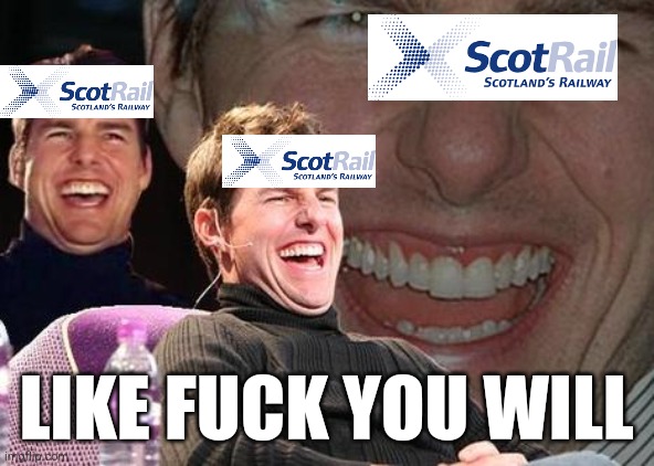 Thought I'd be clever by doing Glasgow and back same day with <a href="/scotrail/">ScotRail</a> yesterday for a gig.