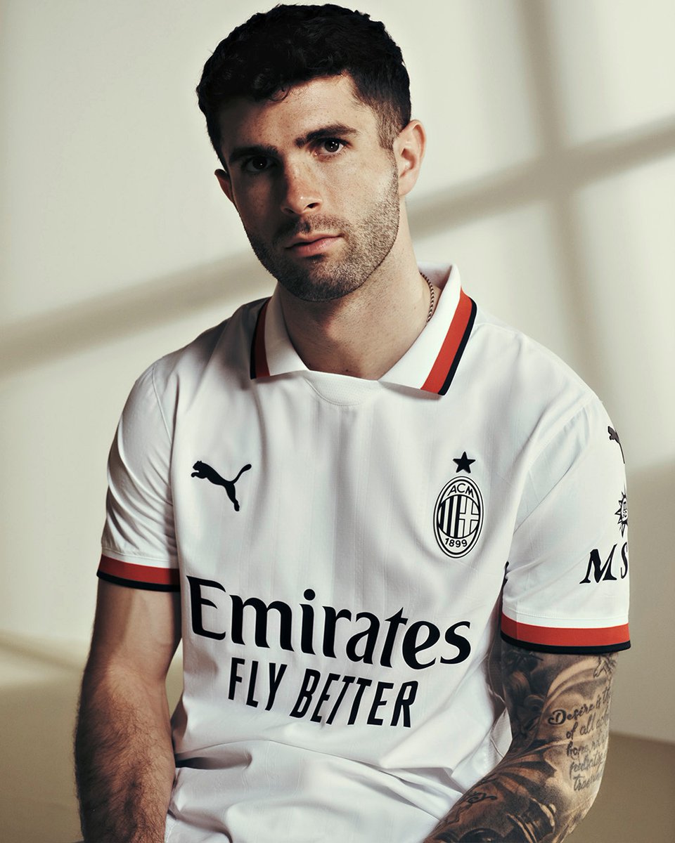 B24PT's tweet image. A nova camisola alternativa do Milan ⚪️