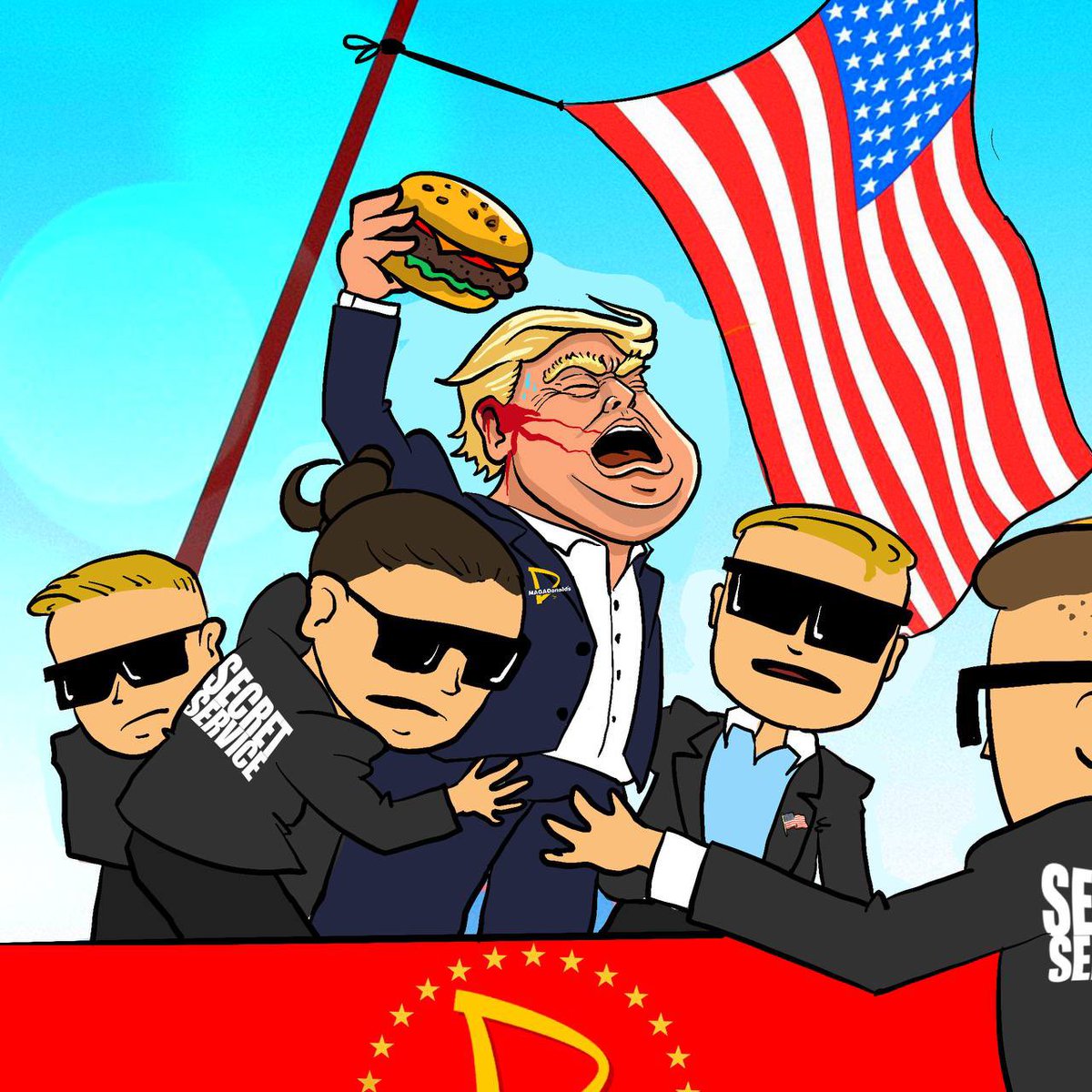Baezaflorian13's tweet photo. @0xSisyphus Join @McMAGADonalds
Burgers are about to send
$McMAGA #MAGA #Trump #MAGABurger #MAGADONALDS https://t.co/kthOuRvRgk