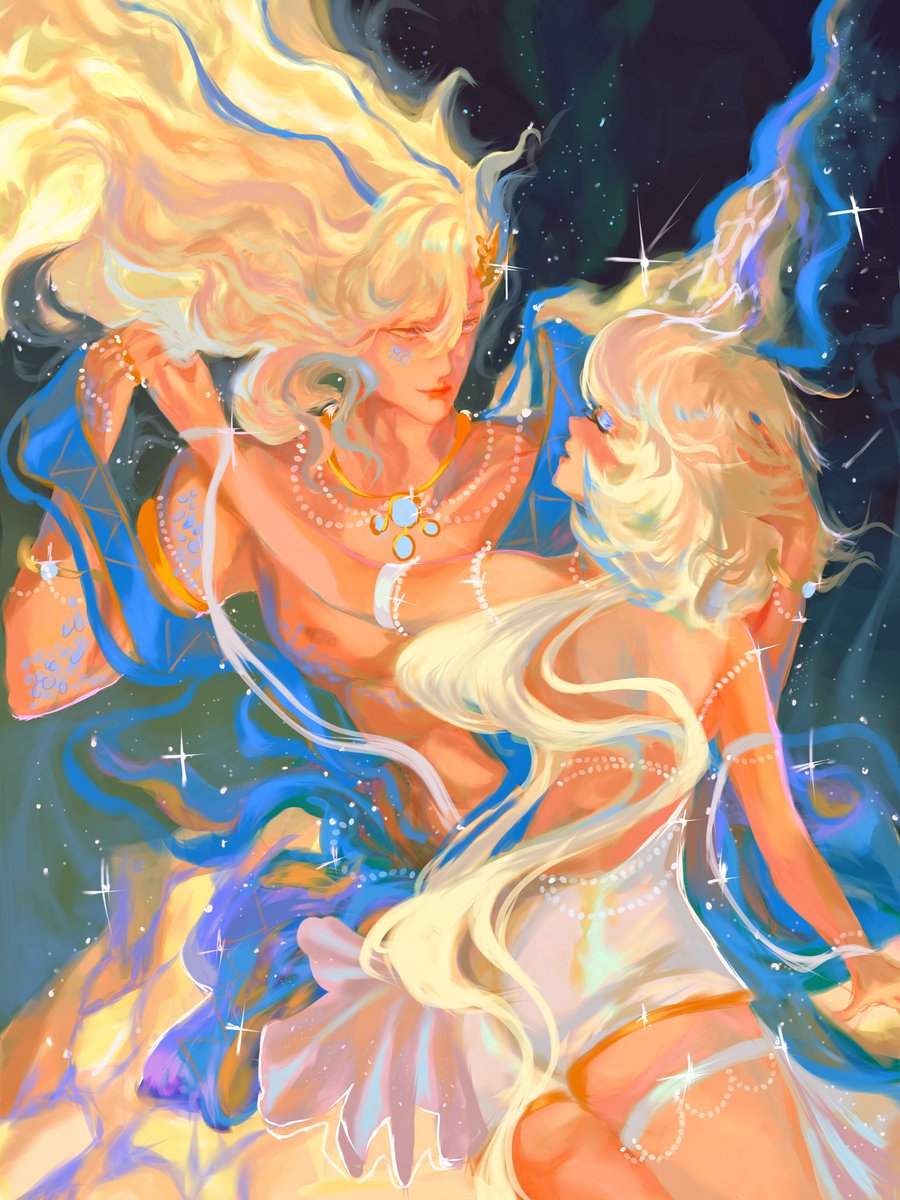 "DANCE with the THOUSAND WAVES"----#NeuviFuri #Genshin #GenshinImpact #Neuvilette #fypシviral #Furina #art #HoYoverse #fypシ゚