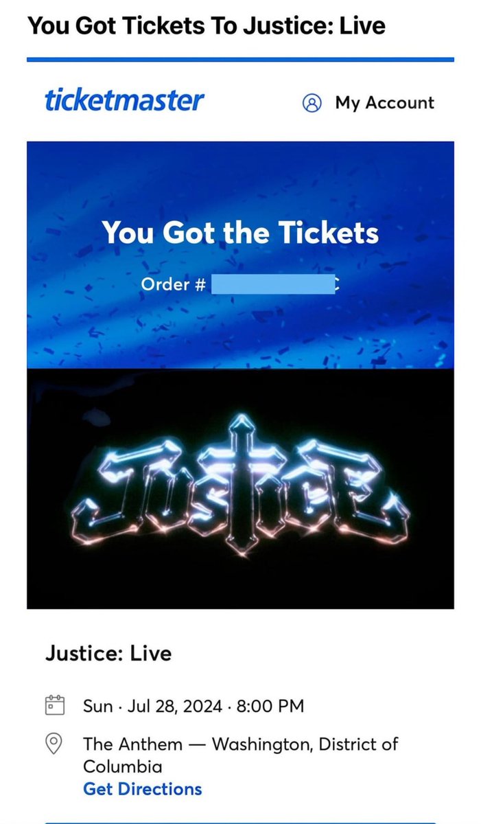 Justice tonight in DC!!!