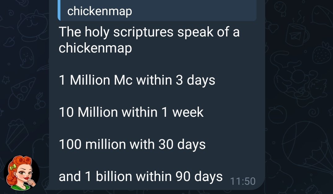 0xgoodfellas's tweet photo. @thisisdjen $SCF See you at church. π¬ππ
#Chickenmap https://t.co/Yyur7GvEAD