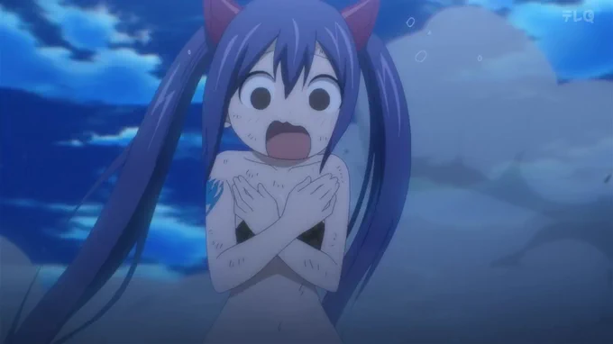 フェアリーテイルのアニメ再開してから毎回サービスシーン入れててすげえなw日5アニメ越えてるレベルだわw  #フェアリーテイル #fairytai 